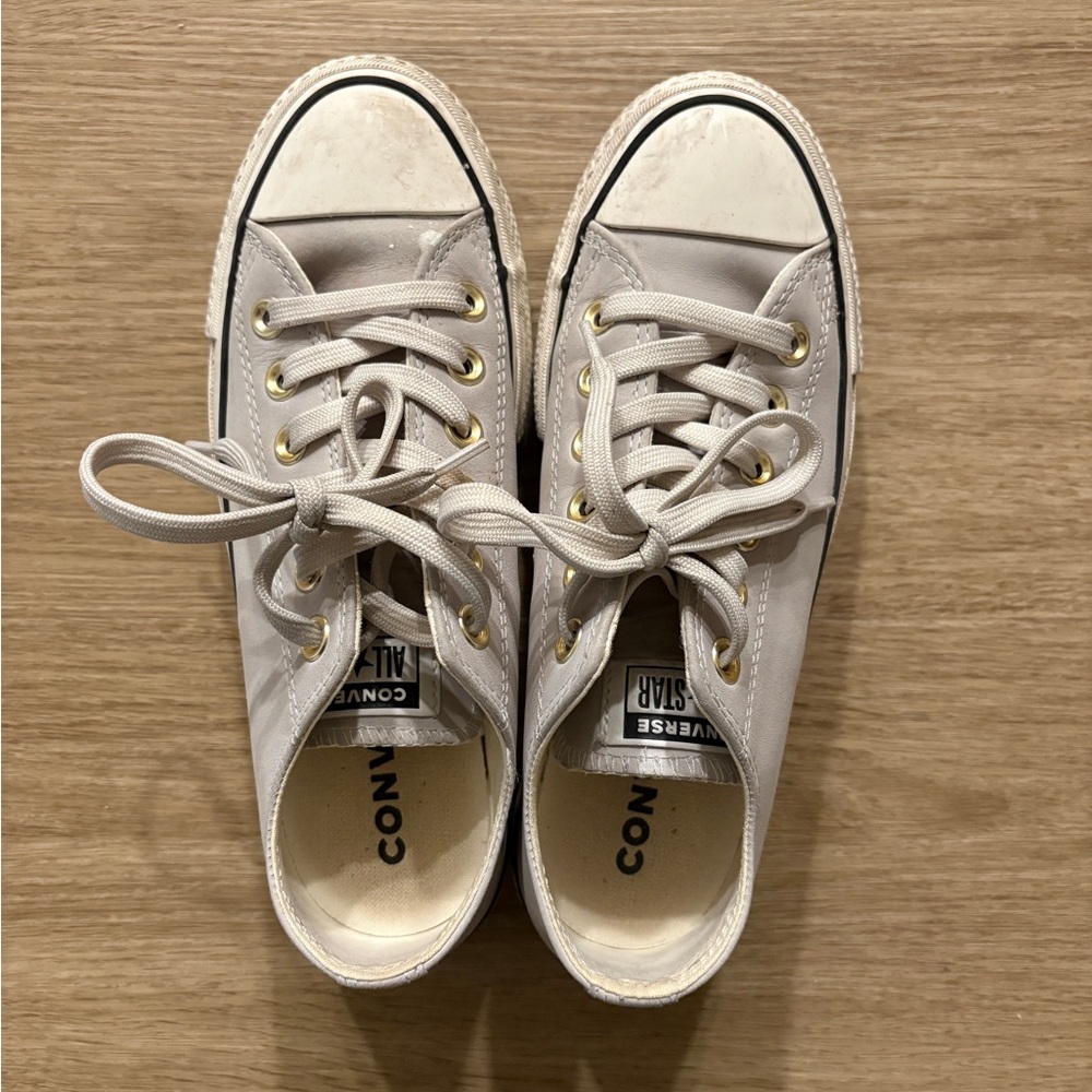 Converse All Star Light Gray Canvas Shoes